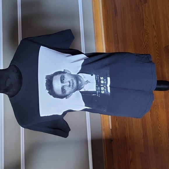 Zion Rootswear Tops - Johnny Cash Mug Shot T Shirt